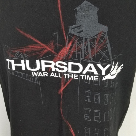 Thursday War All the Time Band Dove Logo Medium - Picture 4 of 5